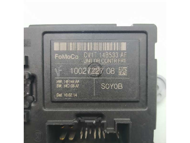 Recambio de modulo confort para ford fiesta (ccn) titanium referencia OEM IAM CV1T14B533AF 1002722708 