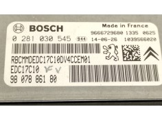 Recambio de centralita motor uce para citroën c3 business referencia OEM IAM 9807886180 0281030545  2