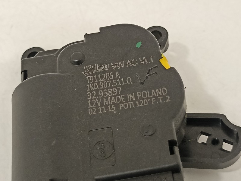 Recambio de motor apertura trampillas climatizador para volkswagen cc (358) basis bluemotiontech referencia OEM IAM 1K0907511Q  