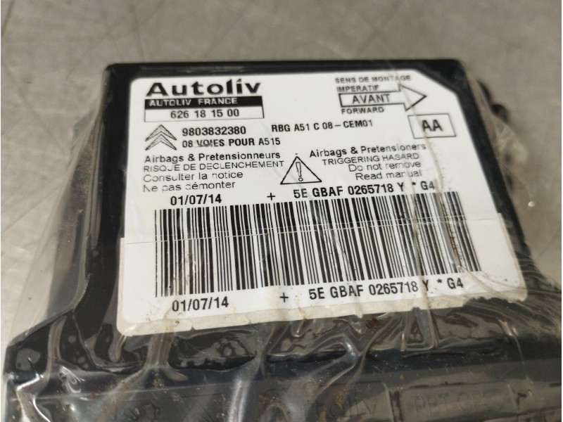 Recambio de kit airbag para citroën c3 business referencia OEM IAM 9684151577 9803832380 3064241