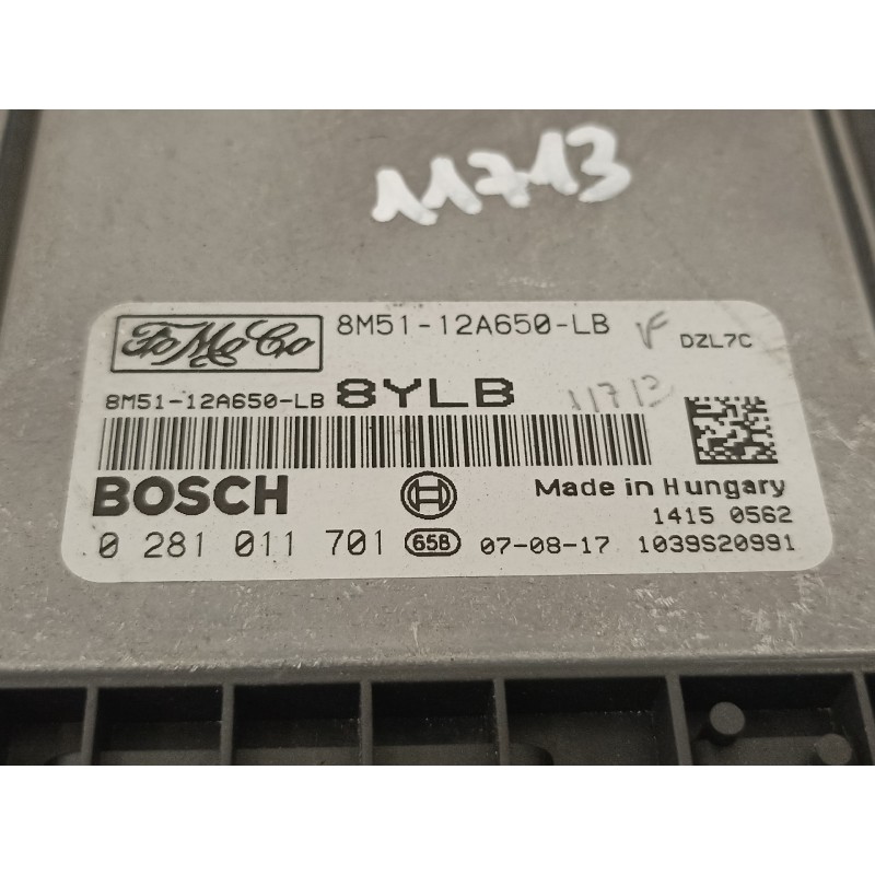 Recambio de centralita motor uce para ford focus berlina (cap) ambiente (d) referencia OEM IAM 8M5112A650LB 0281011701 