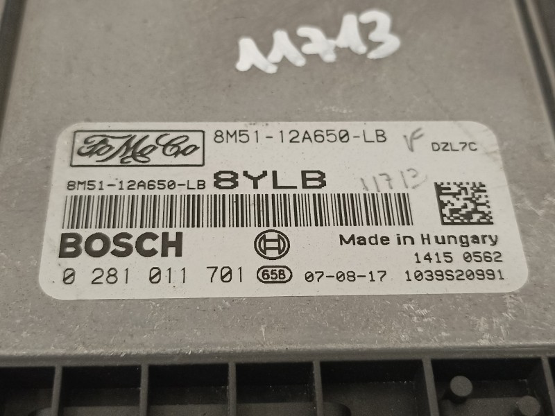 Recambio de centralita motor uce para ford focus berlina (cap) ambiente (d) referencia OEM IAM 8M5112A650LB 0281011701 