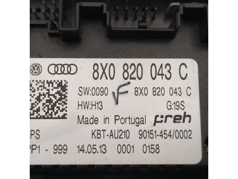 Recambio de mando climatizador para audi a1 (8x) attraction referencia OEM IAM 8X0820043C  