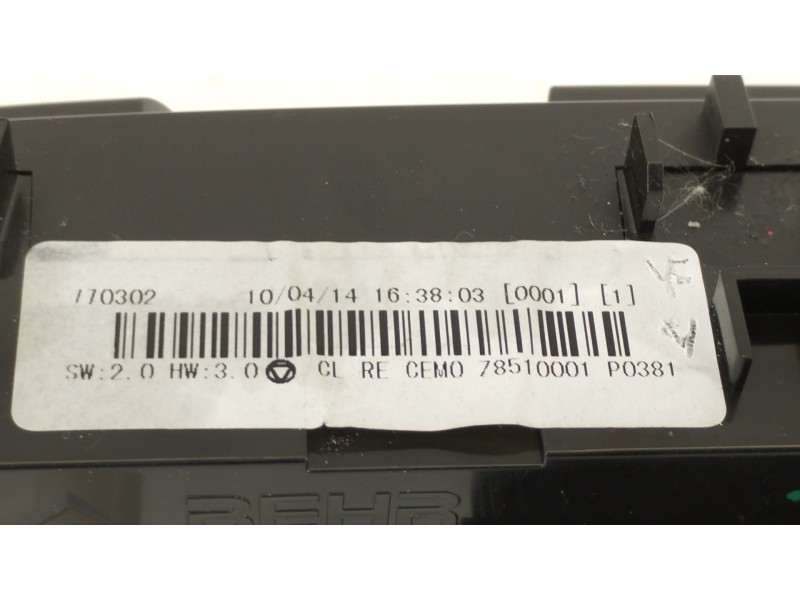 Recambio de mando calefaccion / aire acondicionado para citroën c3 business referencia OEM IAM 78510001  