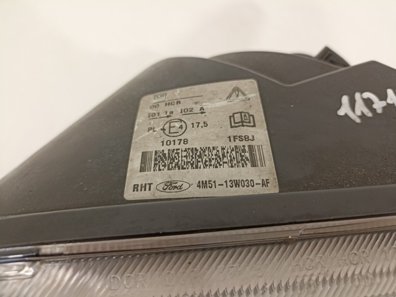 Recambio de faro izquierdo para ford focus berlina (cap) ambiente (d) referencia OEM IAM 4M5113W030AF  
