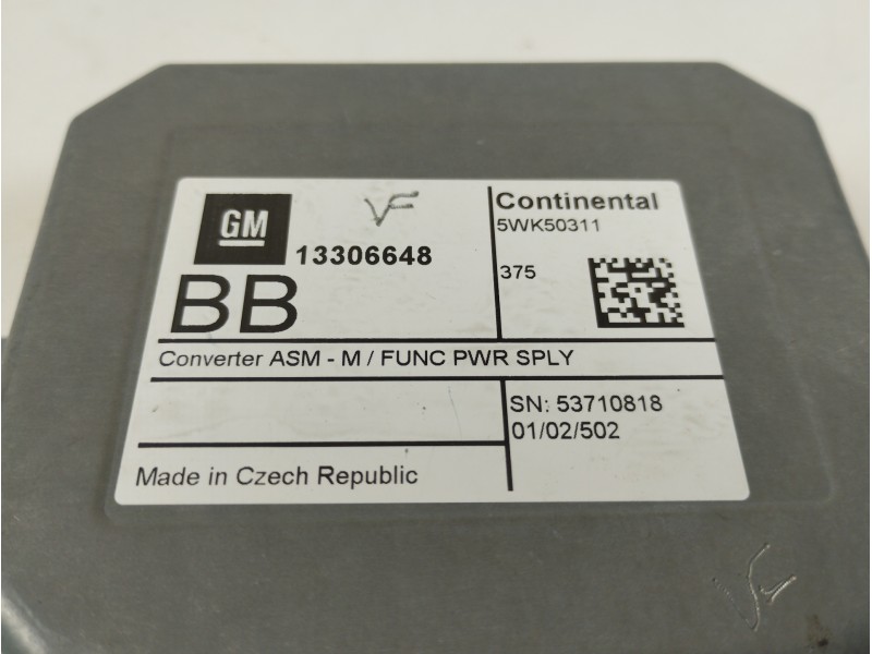 Recambio de modulo electronico para opel adam glam ecoflex referencia OEM IAM 13306648  