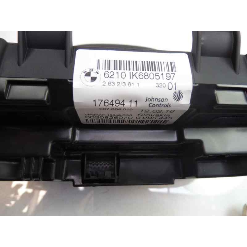 Recambio de cuadro instrumentos para bmw serie 1 lim. 5-trg. (f20) 116d referencia OEM IAM 17649411 6210IK6805197 00308260799295