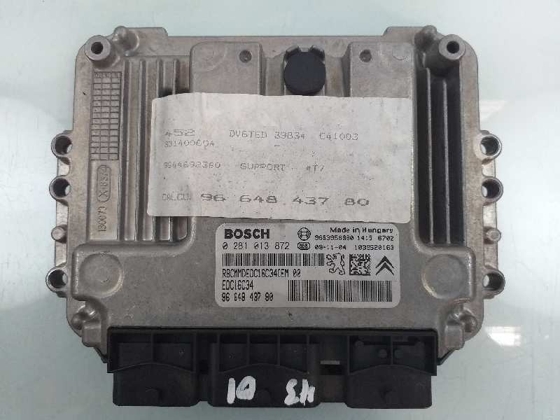 Recambio de centralita motor uce para peugeot 308 sport referencia OEM IAM 9664843780 0281013872 