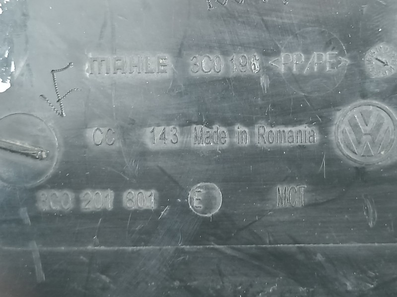 Recambio de filtro carbono activo para volkswagen cc (358) basis bluemotiontech referencia OEM IAM 3C0201801 3C0196 