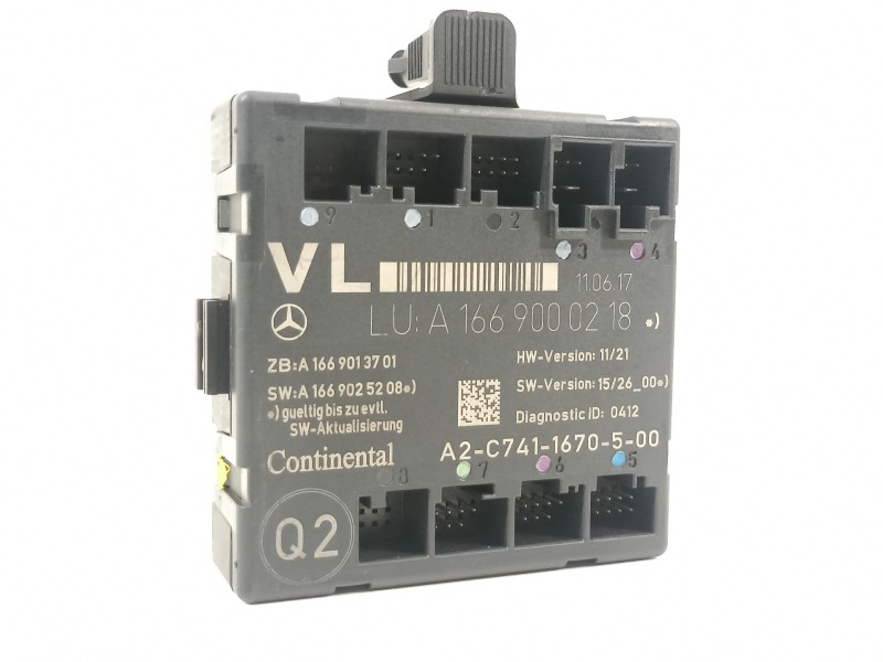 Recambio de modulo confort para mercedes-benz clase b (w246) b 200 cdi (246.208) referencia OEM IAM A1669000218 1669013701 16690