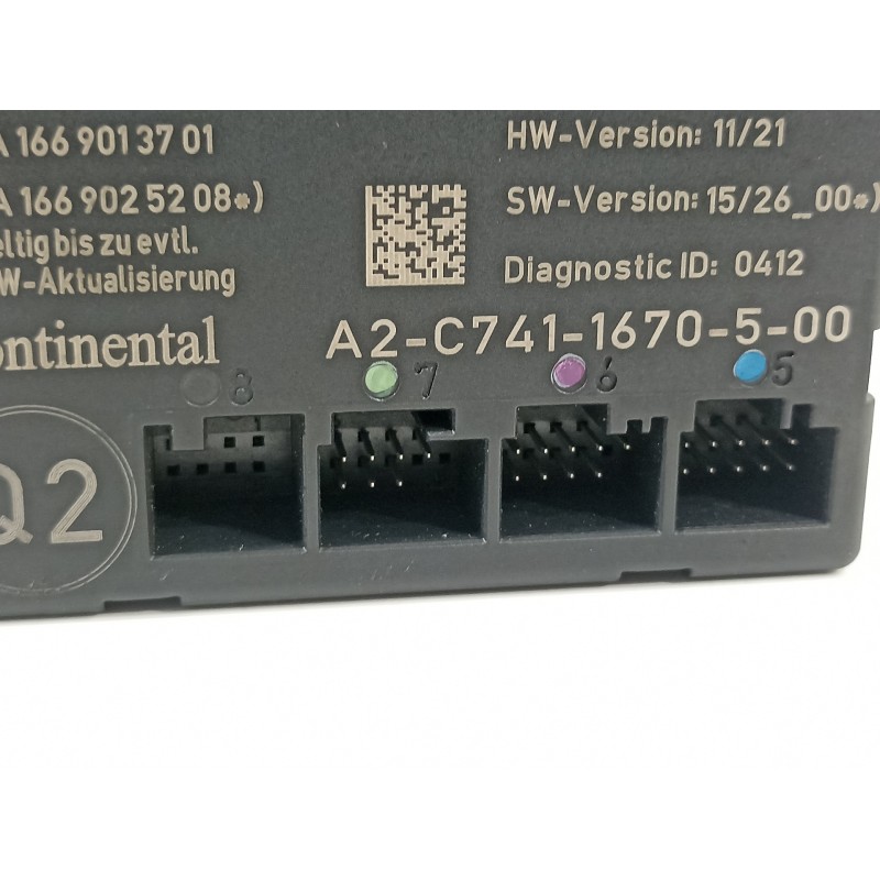Recambio de modulo confort para mercedes-benz clase b (w246) b 200 cdi (246.208) referencia OEM IAM A1669000218 1669013701 16690