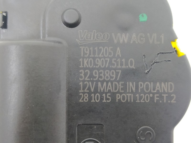 Recambio de motor apertura trampillas climatizador para volkswagen cc (358) basis bluemotiontech referencia OEM IAM 1K0907511Q  