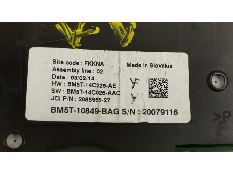 Recambio de cuadro instrumentos para ford focus lim. trend referencia OEM IAM BM5T10849BAG BM5T14C226AE BM5T14C026AAC