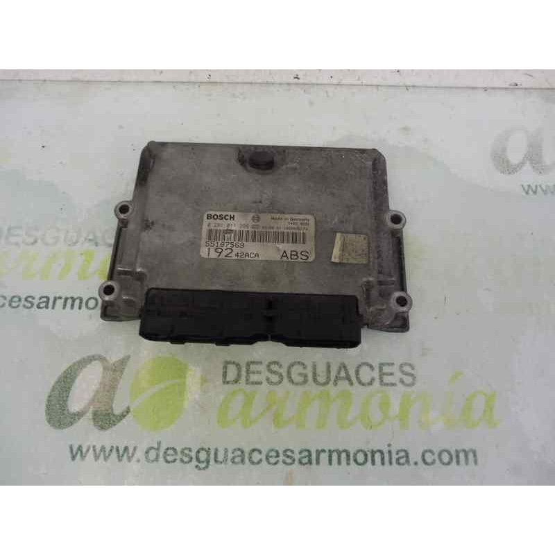 Recambio de centralita motor uce para fiat stilo (192) 1.9 jtd / 1.9 jtd 115 active referencia OEM IAM 55187569 0281011396 