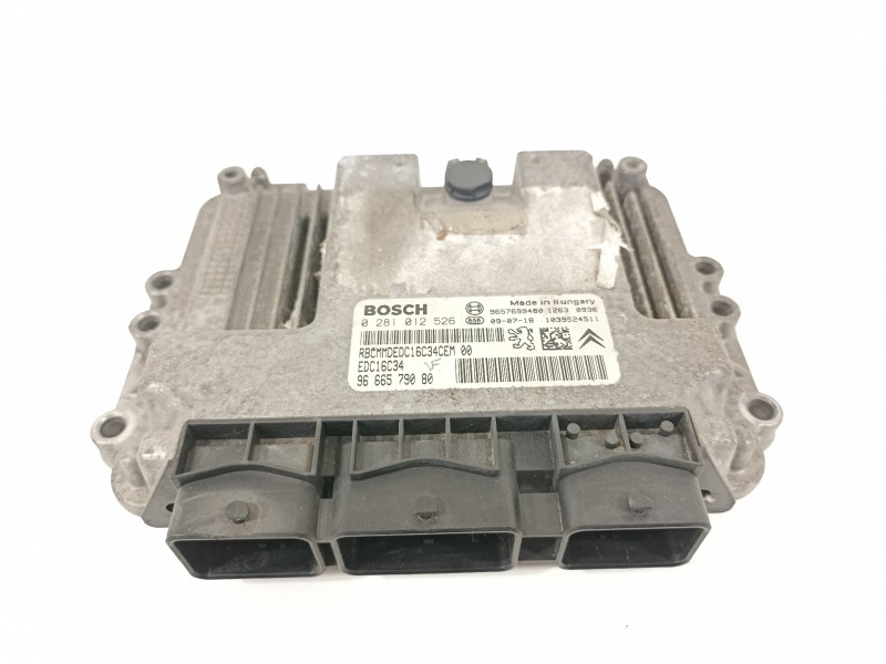 Recambio de centralita motor uce para peugeot 206+ básico referencia OEM IAM 9666579080 281012526 