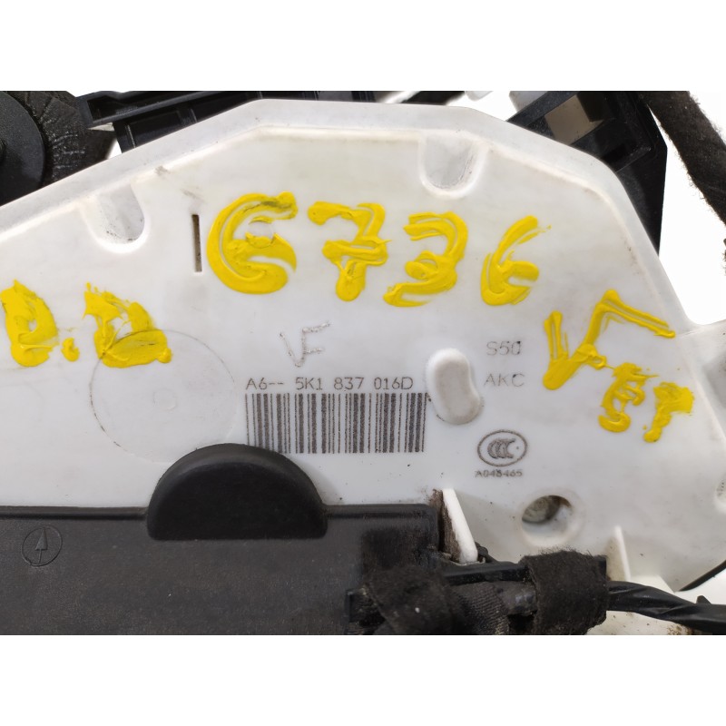 Recambio de cerradura puerta delantera derecha para volkswagen golf vii lim. gti ´´performance´´ bluemotion referencia OEM IAM 5