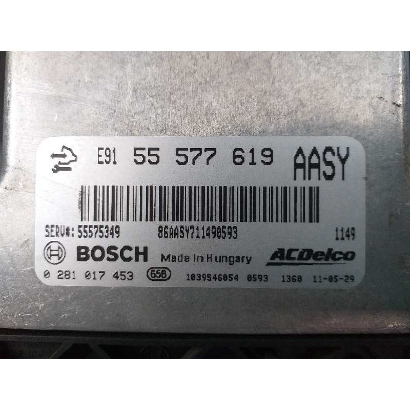 Recambio de centralita motor uce para opel insignia berlina cosmo referencia OEM IAM 55577619 0281017453 