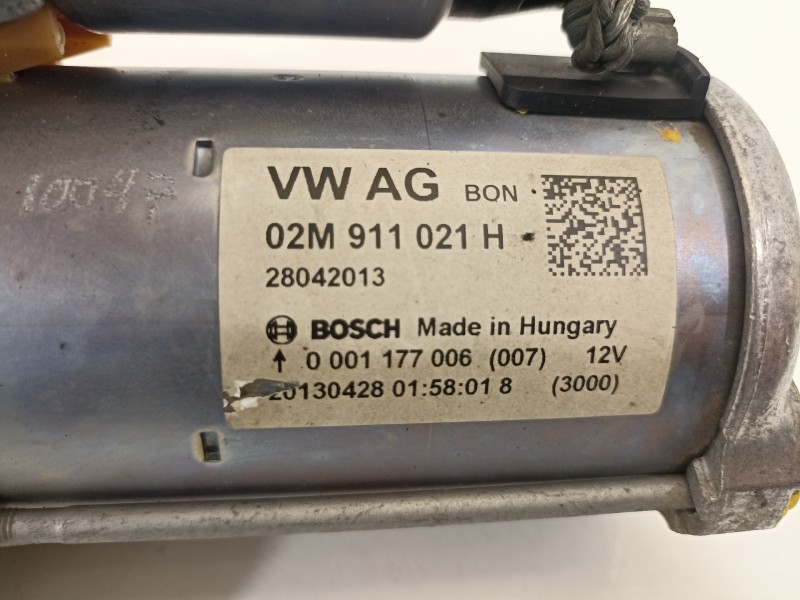 Recambio de motor arranque para seat mii (kf1) @mii referencia OEM IAM 02M911021H  