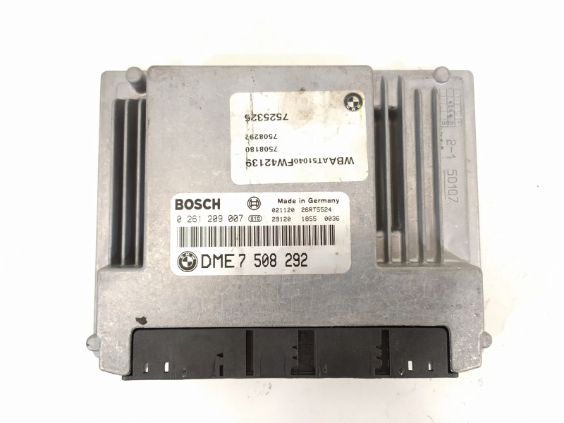 Recambio de centralita motor uce para bmw serie 3 compact (e46) 316ti referencia OEM IAM 7508292 DME7508292 0261209007