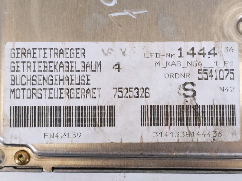 Recambio de centralita motor uce para bmw serie 3 compact (e46) 316ti referencia OEM IAM 7508292 DME7508292 0261209007