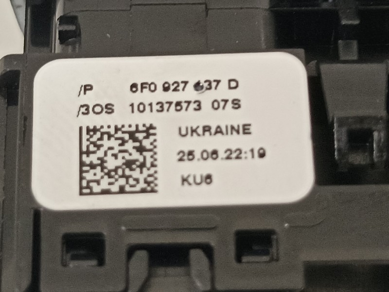 Recambio de interruptor para seat arona xperience referencia OEM IAM 6F0927137D  