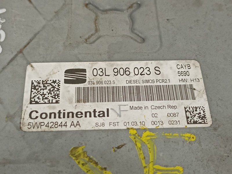 Recambio de centralita motor uce para seat ibiza (6j5) reference referencia OEM IAM 03L906023S 5WP42844AA 