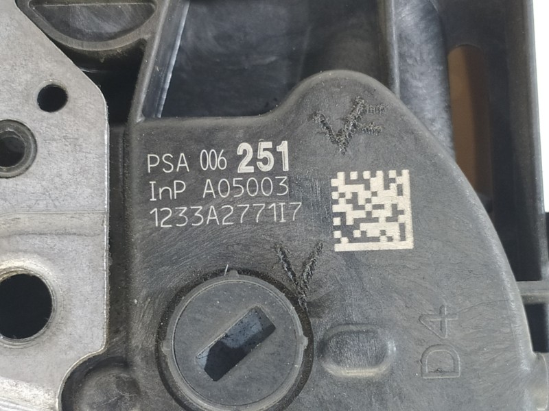 Recambio de cerradura puerta trasera derecha para citroën c3 collection referencia OEM IAM 006251 A05003 1233A2771I7