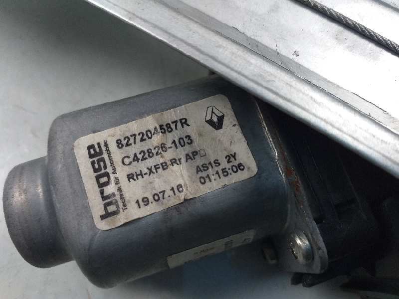 Recambio de elevalunas trasero derecho para renault megane iv berlina 5p bose-edition referencia OEM IAM 827204587R  