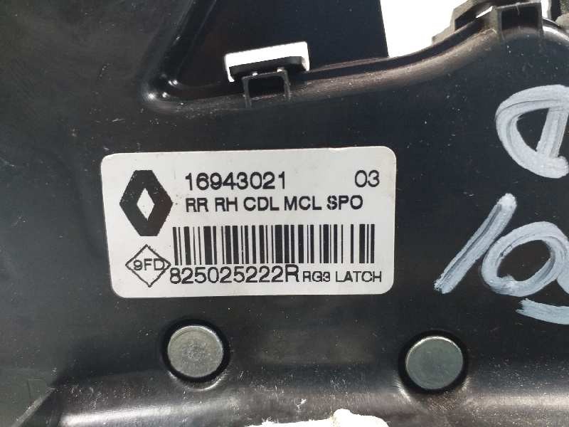 Recambio de cerradura puerta trasera derecha para renault megane iv berlina 5p bose-edition referencia OEM IAM 825025222R 169430