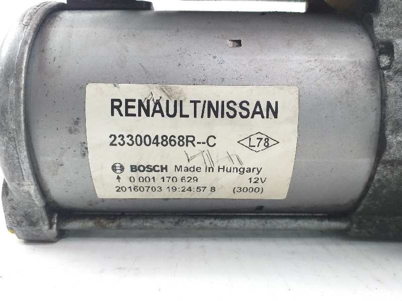 Recambio de motor arranque para renault megane iv berlina 5p bose-edition referencia OEM IAM 233004868R 0001170629 