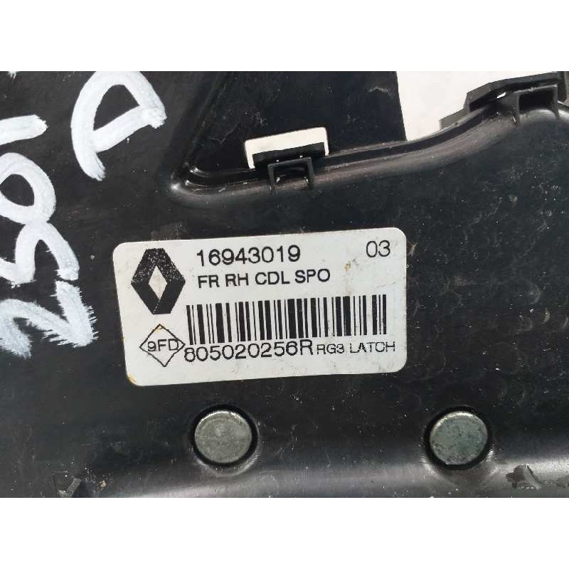 Recambio de cerradura puerta delantera derecha para renault megane iv berlina 5p bose-edition referencia OEM IAM 805020256R 1694