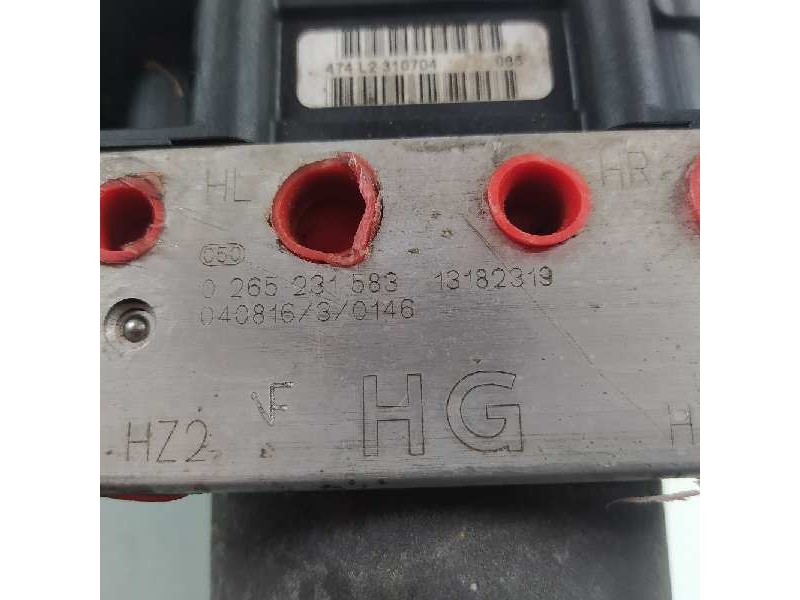 Recambio de abs para opel tigra twin top 1.4 16v referencia OEM IAM 13182319 0265231583 0265800443