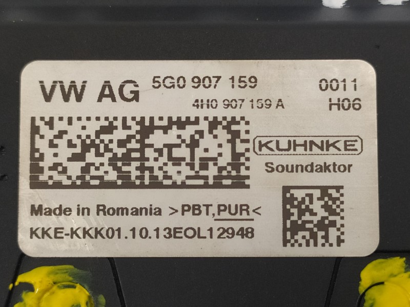 Recambio de modulo electronico para volkswagen golf vii lim. gti ´´performance´´ bluemotion referencia OEM IAM 5G0907159 4H09071