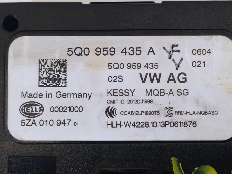 Recambio de modulo electronico para volkswagen golf vii lim. gti ´´performance´´ bluemotion referencia OEM IAM 5Q0959435 5Q09594