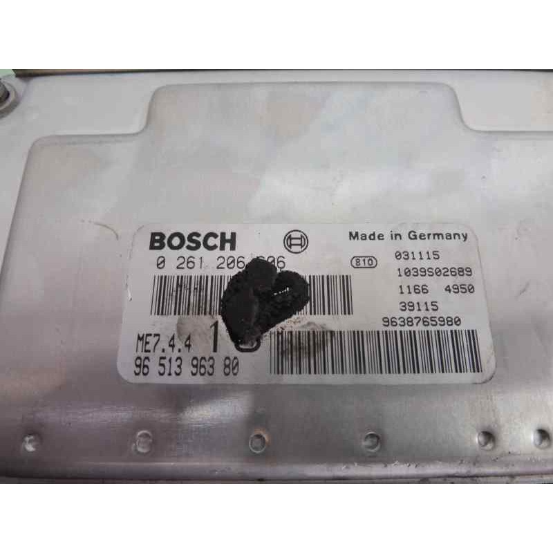 Recambio de centralita motor uce para citroën xsara berlina 1.6 16v satisfaction referencia OEM IAM 9651396380  