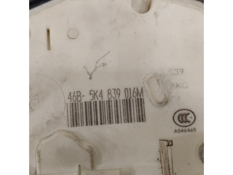 Recambio de cerradura puerta trasera derecha para volkswagen golf vi (5k1) advance bluemotion referencia OEM IAM 5K4839016M  