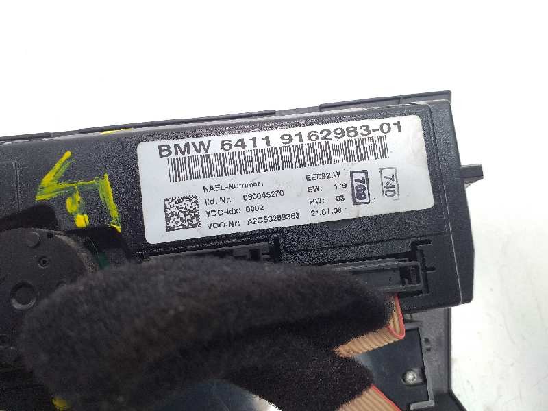 Recambio de mando climatizador para bmw serie 3 berlina (e90) 320d referencia OEM IAM 64119162983  