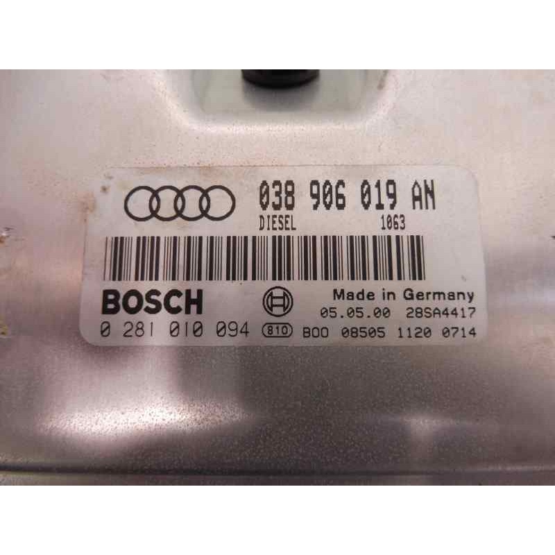 Recambio de centralita motor uce para audi a4 berlina (b5) 1.9 tdi referencia OEM IAM 038906019AN 0281010094 