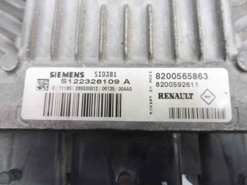 Recambio de centralita motor uce para renault megane ii berlina 5p emotion referencia OEM IAM 8200565863 8200592611 S122326109