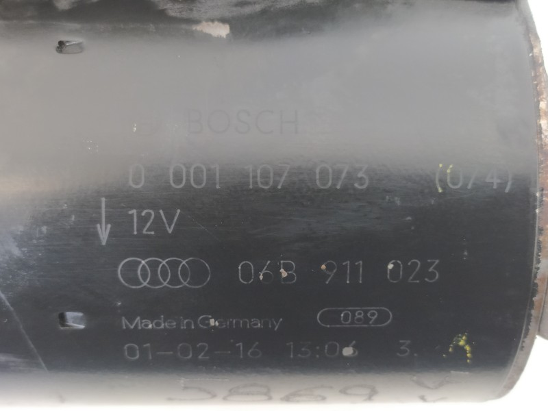 Recambio de motor arranque para audi a4 berlina (8e) 1.8 t referencia OEM IAM 06B911023V 0001107073 