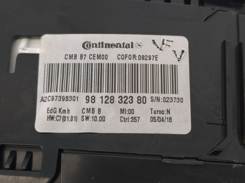 Recambio de cuadro instrumentos para citroën c4 lim. business referencia OEM IAM 9812832380 A2C97398301 