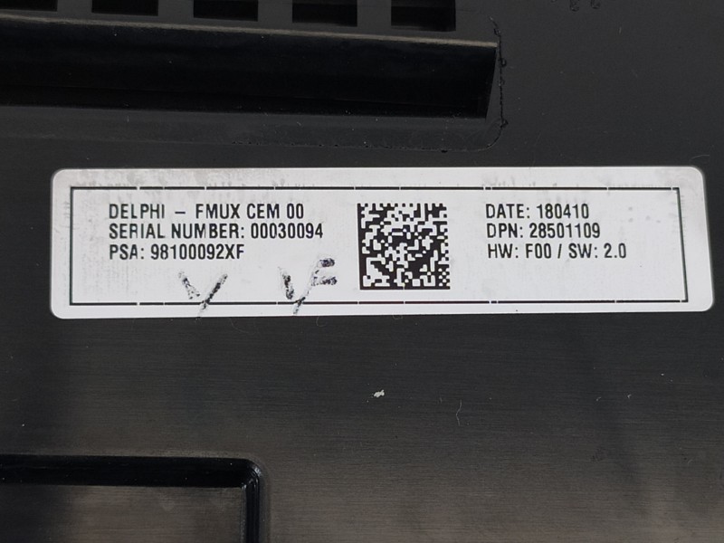 Recambio de mando climatizador para citroën c4 lim. business referencia OEM IAM 98100092XF  