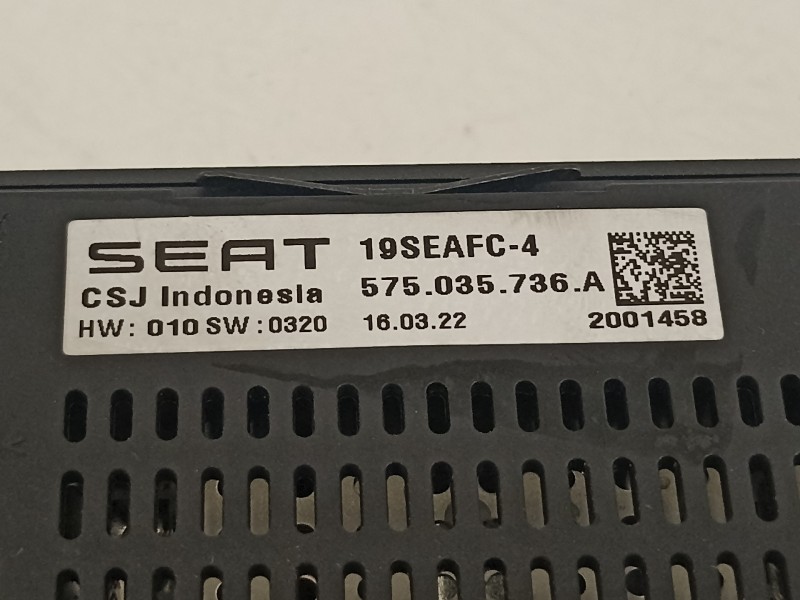 Recambio de mando multifuncion para seat arona xperience referencia OEM IAM 575035736A 19SEAFC4 
