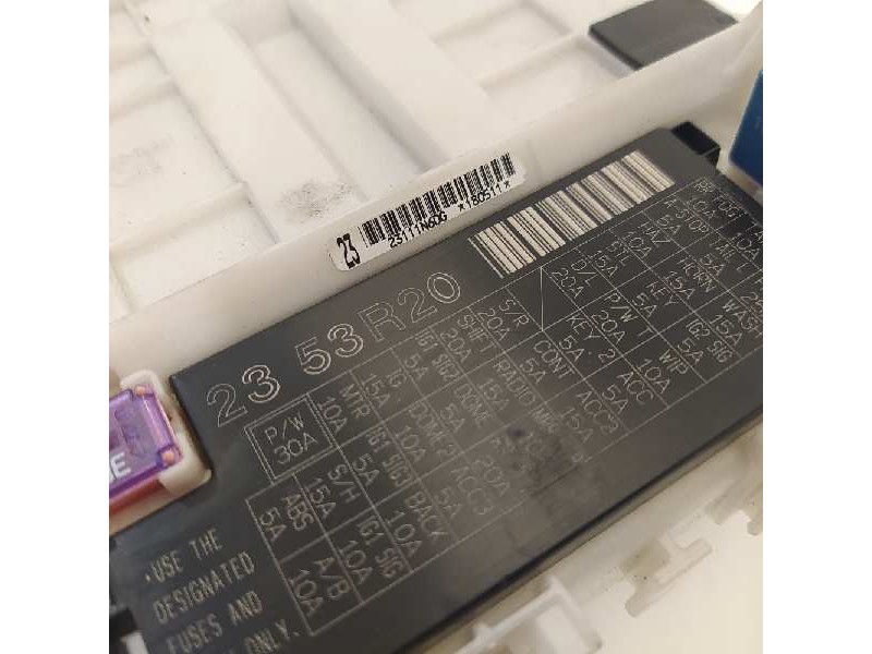 Recambio de caja reles / fusibles para suzuki swift (az) basic referencia OEM IAM 23111N6DG 2353R20 