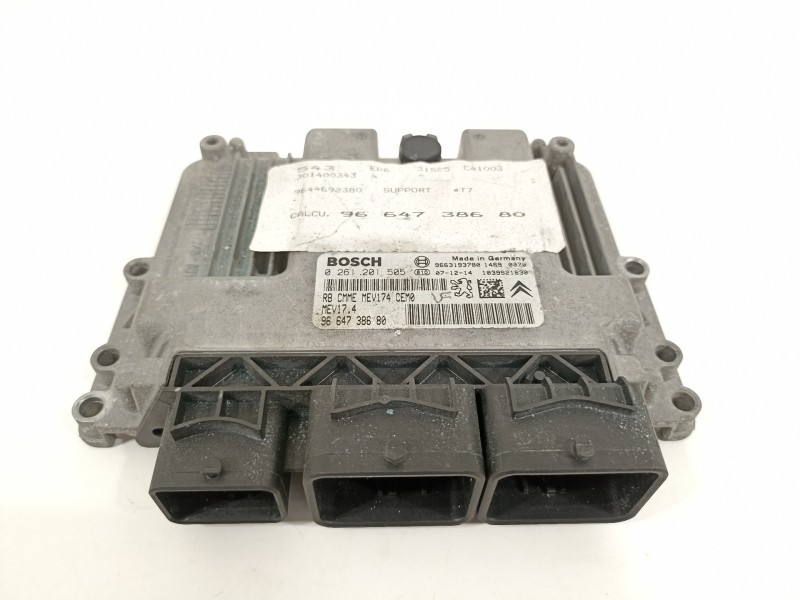 Recambio de centralita motor uce para peugeot 308 confort referencia OEM IAM 9664738680 0261201505 