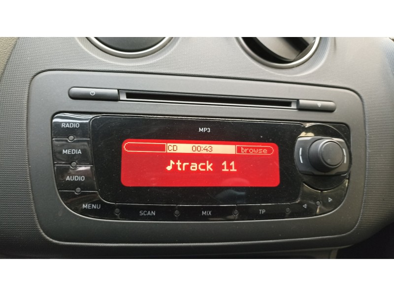 Recambio de sistema audio / radio cd para seat ibiza sc (6j1) 25 aniversario referencia OEM IAM 6J0035153  