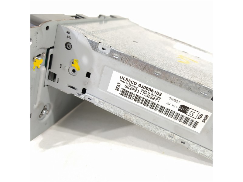 Recambio de sistema audio / radio cd para seat ibiza sc (6j1) 25 aniversario referencia OEM IAM 6J0035153  