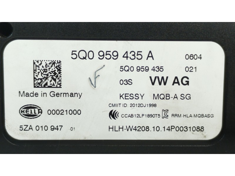 Recambio de modulo electronico para audi a3 sportback (8va) ambiente referencia OEM IAM 5Q0959435A 5Q0959435 5ZA010947