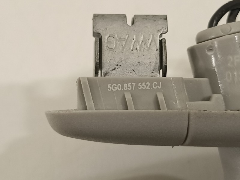 Recambio de parasol derecho para volkswagen golf vii lim. advance bluemotion referencia OEM IAM 5G0857552CJ 5G0010844A 