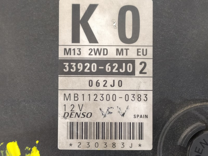 Recambio de centralita motor uce para suzuki swift berlina (mz) gl (3-ptas.) referencia OEM IAM 3392062J02 MB1123000383 